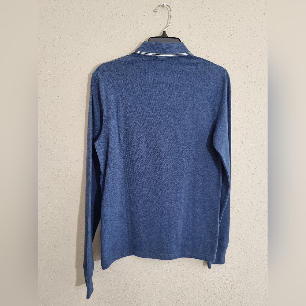 Blue Polo Shirt and Acid Wash Jeans - Picture 5 of 10